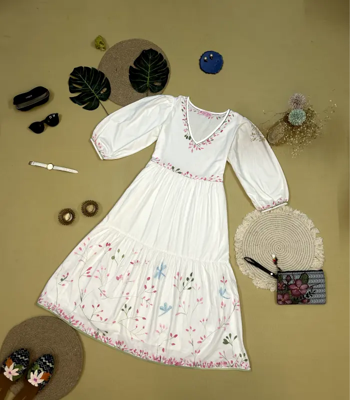 White Royal Chanderi-1