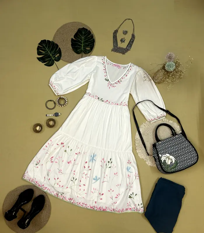 White Royal Chanderi-2