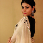 BLACK ROSE JEWEL SAREE-2