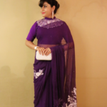 THE QUEEN'S PEAHEN NECKLACE SAREE THE QUEEN'S PEAHEN NECKLACE SAREE