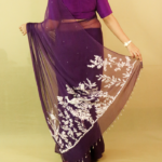 THE QUEEN'S PEAHEN NECKLACE SAREE-2