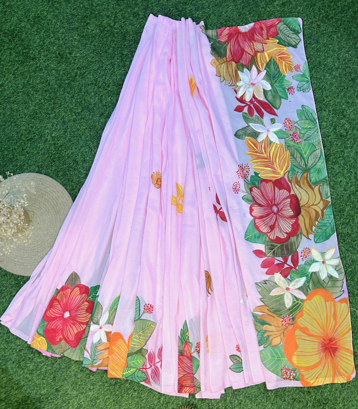 THE FLORAL DIP SAREE